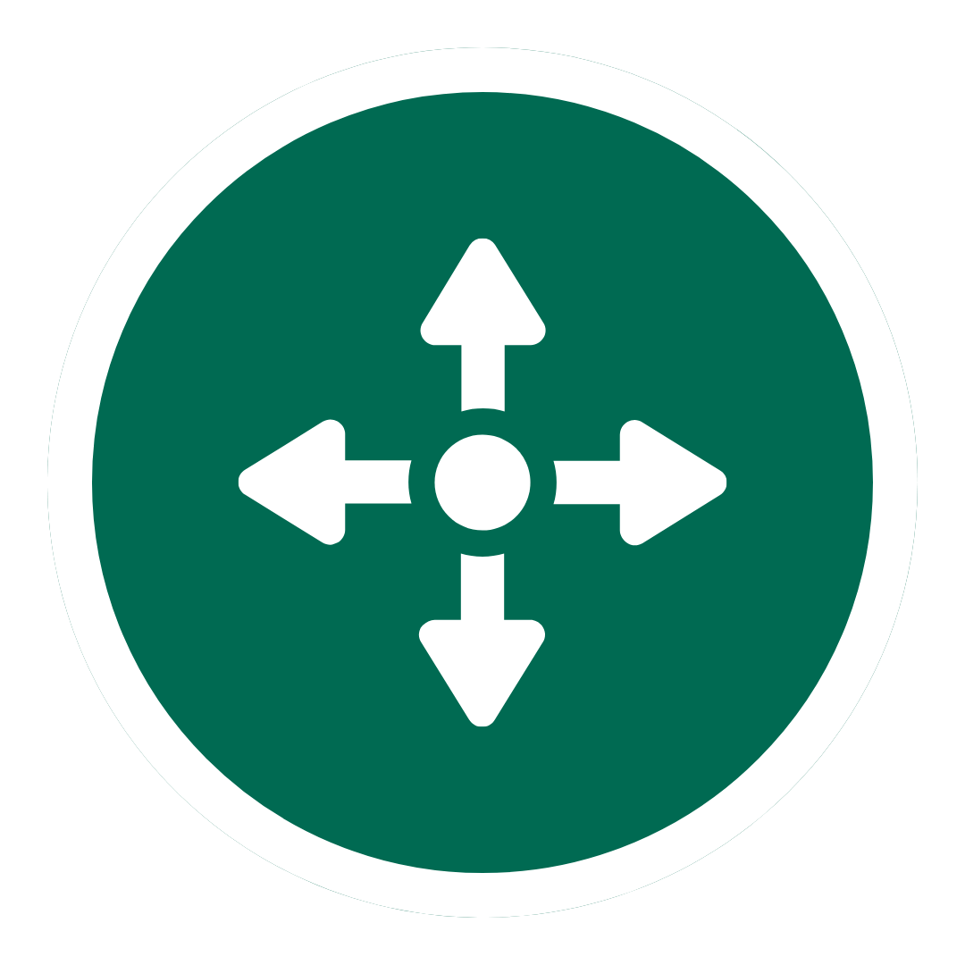 icon of arrows pointing different directions